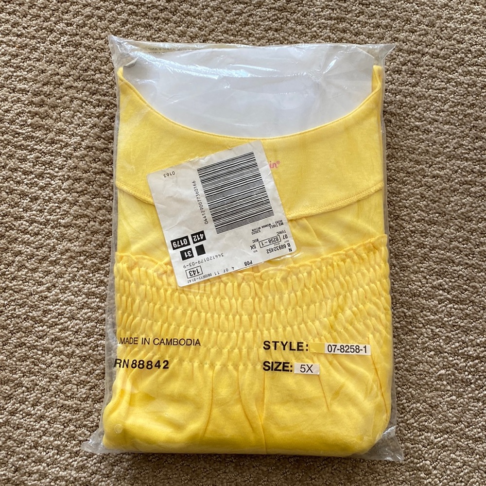 Yellow tunic